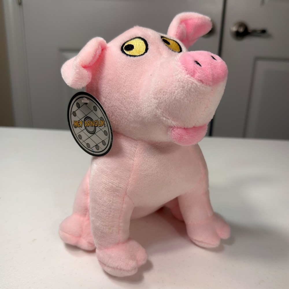 Nickelodeon Hey Arnold Abner the Pig Plush Nick Box Exclusive CultureFly NWT